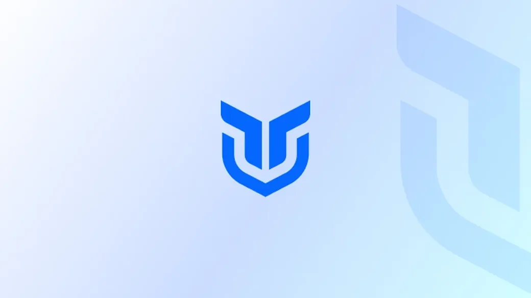 Logo WinUtil na jasnoniebieskim gradiencie.