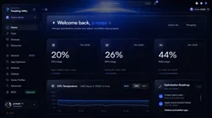 The Tweaking Utility home screen with live CPU, GPU and RAM usage